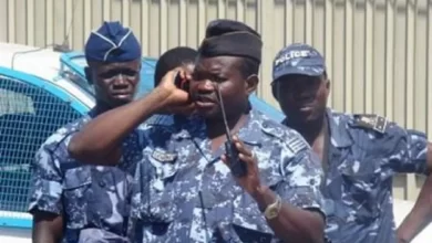 port obligatoire de casque, Togo, Police nationale