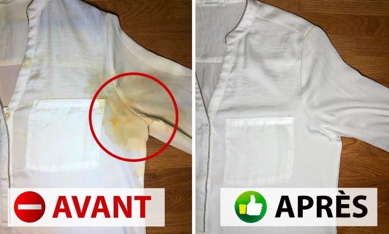 Problème de transpiration : Voici une astuce simple pour éliminer les traces jaunes sur vos habits blancs préférés (Vidéo)
