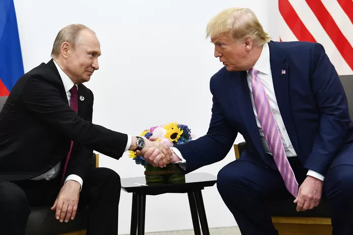 Vladimir Poutine et Donald Trump en 2019.