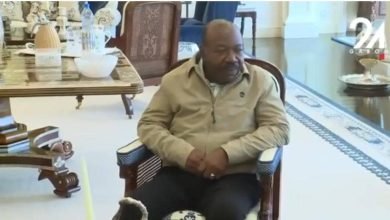 Ali Bongo après salibération