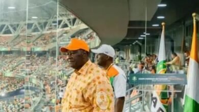 Alassane Ouattara au stade