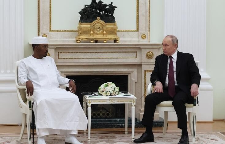 Rencontre entre Mahamat Deby et Vladimir Poutine