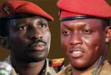 Les capitaines Thomas Sankara et Ibrahim Traore