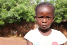 Petite fille africaine
