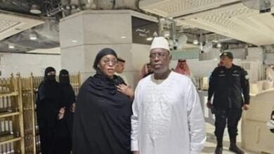 Macky Sall et sa femme à la Mecque