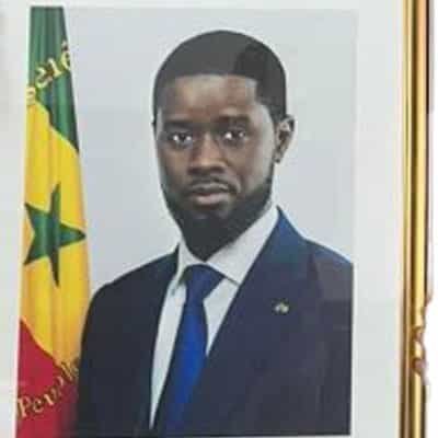 Le portrait officiel de Diomaye Faye