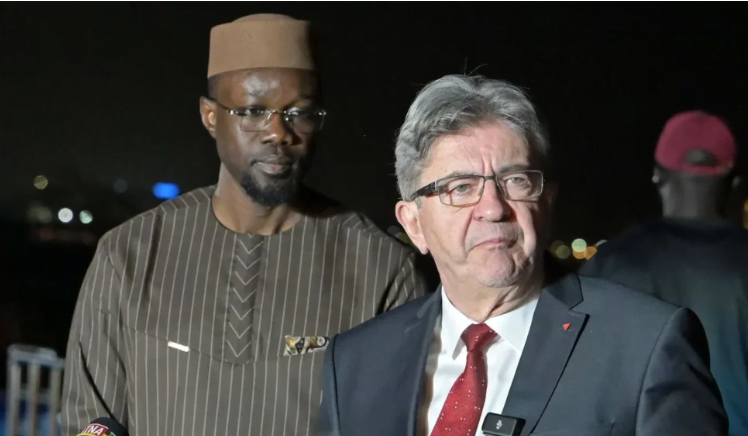 Jean-Luc Mélenchon au sénégal