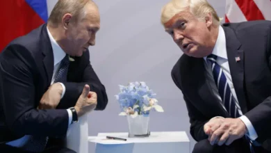 Vladimir Poutine et Donald Trump élection