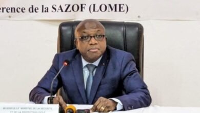 Le colonel Calixte Madjoulba ministre togolais de la sécurité