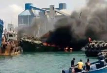 incendie au port de lomé