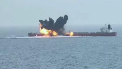 Allemagne: Un bateau pétrolier prend feu en mer Baltique