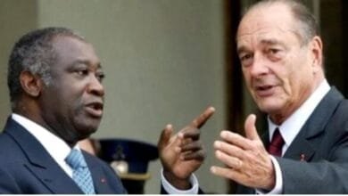 Laurent Gbagbo et Jacques Chirac 2 milliards