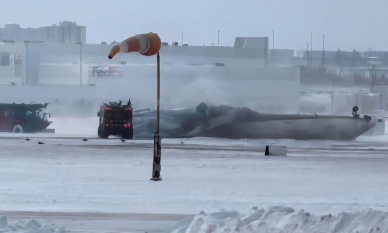 Toronto : Crash d'un avion de Delta Airlines