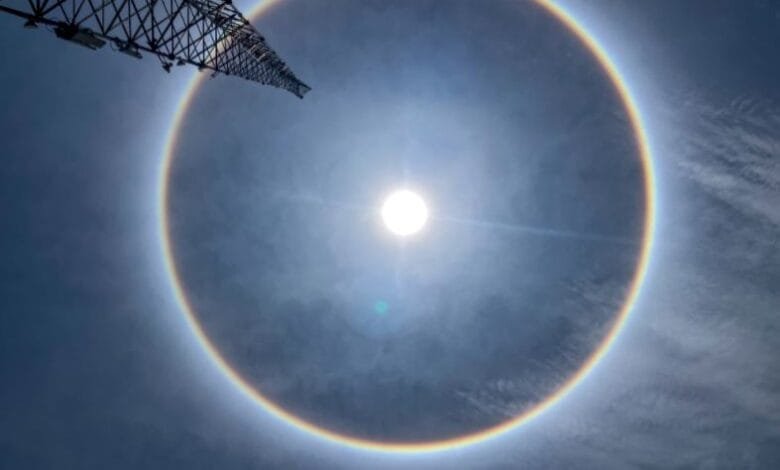 Halo solaire Bangui